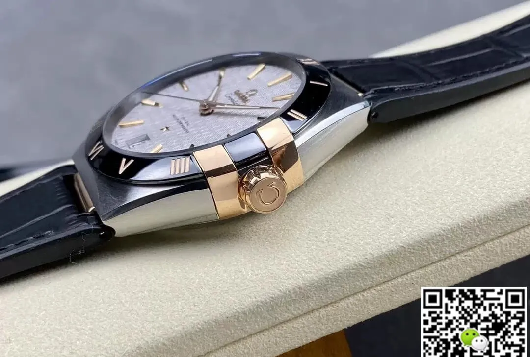 SBF Omega Constellation 131.23.41.21.06.001 VS Factory 1:1 Best Edition Replica Watch Leather Strap